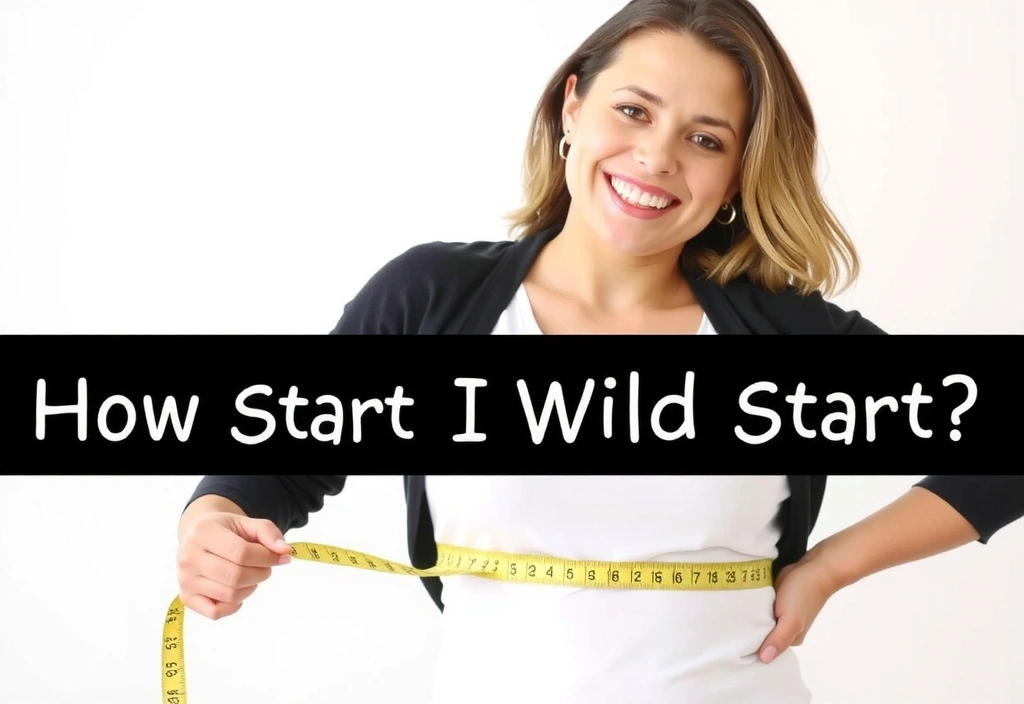 Glückliche Person misst ihre Taille