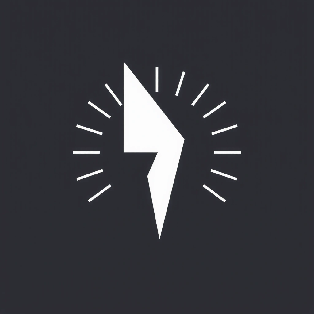 Lightning bolt icon representing increased energy and well-being