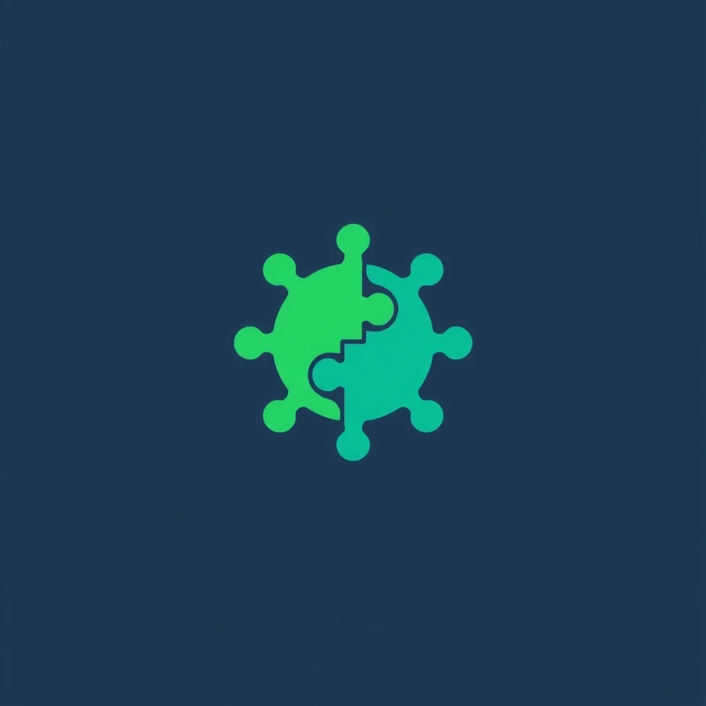 Puzzle pieces fitting together icon representing individual solutions